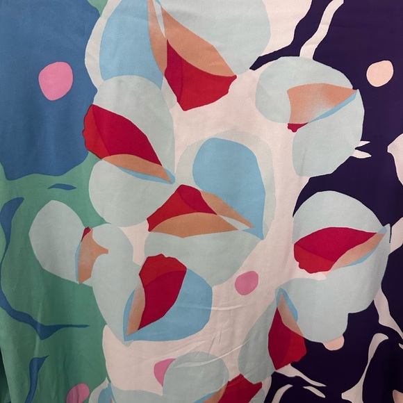 Diane Von Furstenberg Multicolor Abstract Blouse - Picture 6 of 9